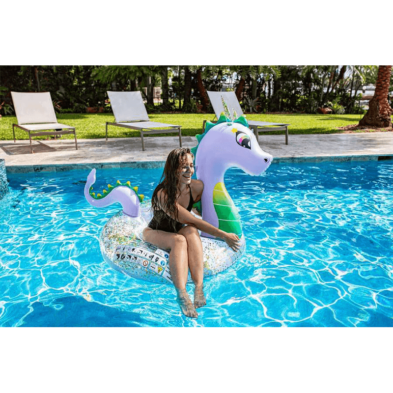 Pool Candy 48 Inch Glitter Dragon Pool Tube — photo 2