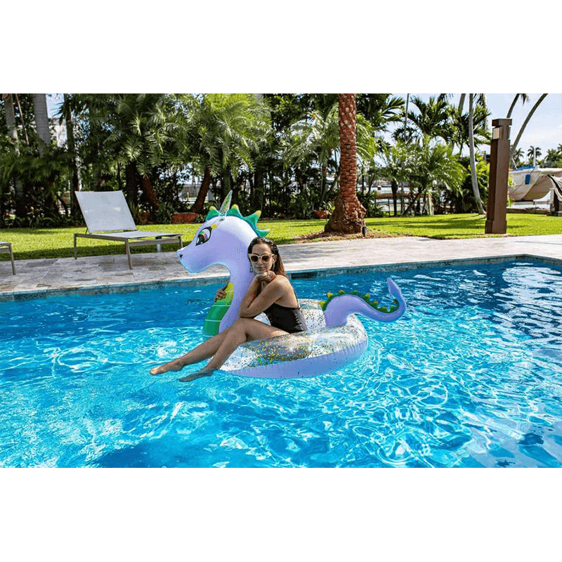 Pool Candy 48 Inch Glitter Dragon Pool Tube — photo 3