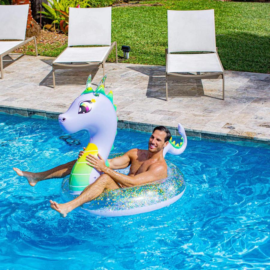 Pool Candy 48 Inch Glitter Dragon Pool Tube — photo 4