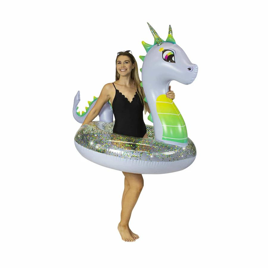 Pool Candy 48 Inch Glitter Dragon Pool Tube — photo 5