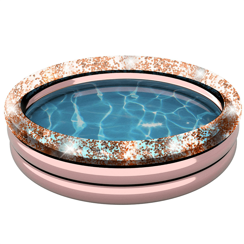 Pool Candy 60 Inch Inflatable Rose Gold Sun Tanning Pool — photo 2