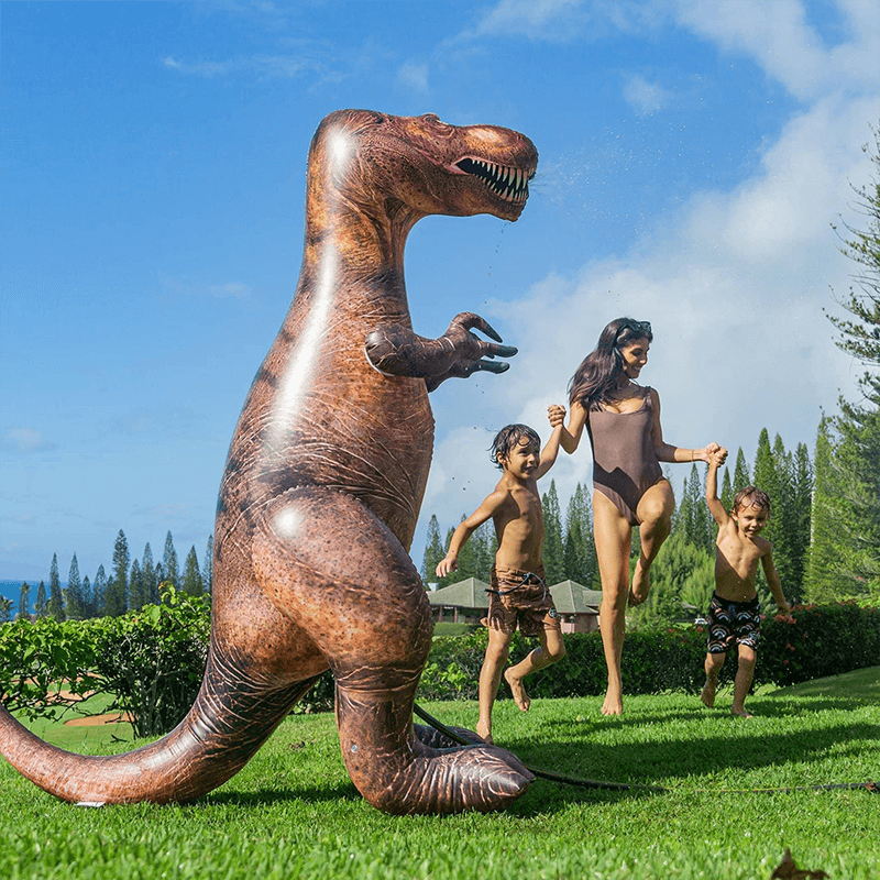 Pool Candy Ginormous T-Rex Inflatable Lawn Sprinkler — photo 4