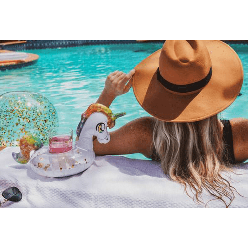 Pool Candy Glitter Unicorn Floating Drink Dock (Pack of 2) — photo 4