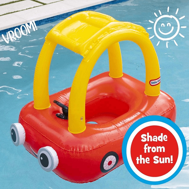 Pool Candy Little Tikes Cozy Coupe Ride-On Baby Pool Float