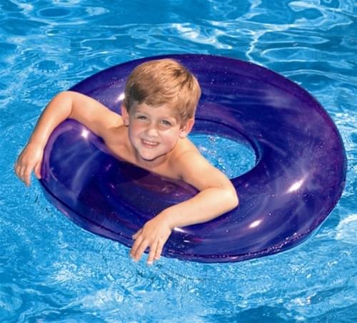 Purple Colour Bright Pool Swim Ring (30 inch) — photo 2