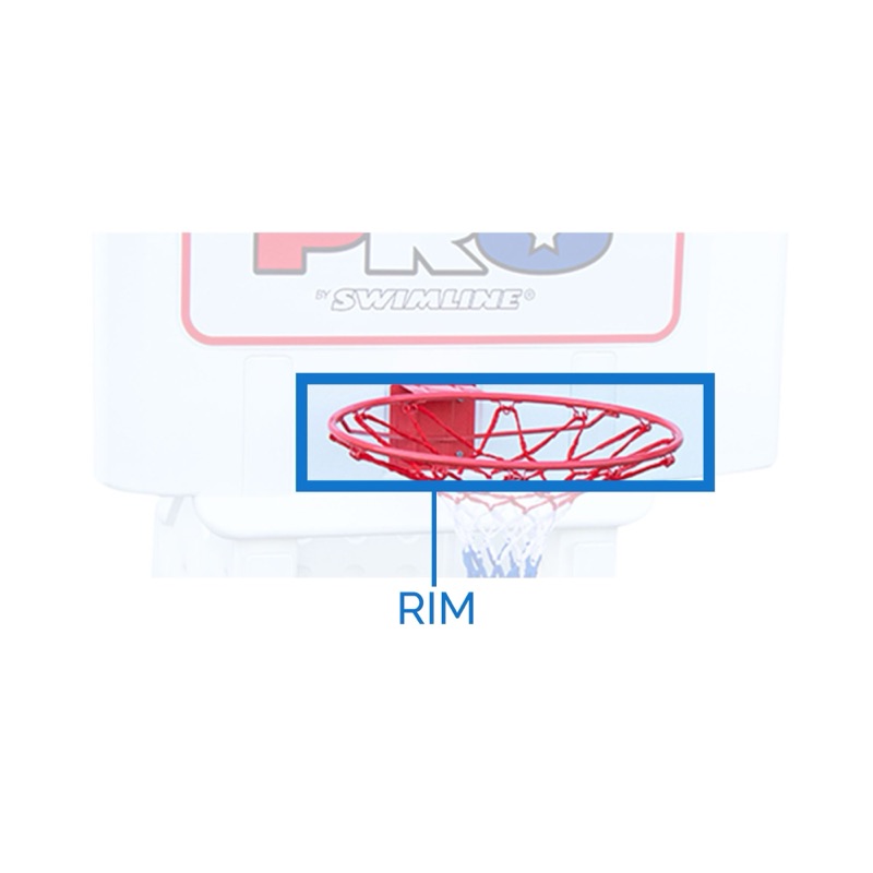 Replacement 9195RIM Rim for CoolJam Pro Poolside Basketball