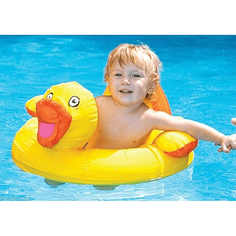 SkillSchool Fabric Covered Ducky Seat Pool Float