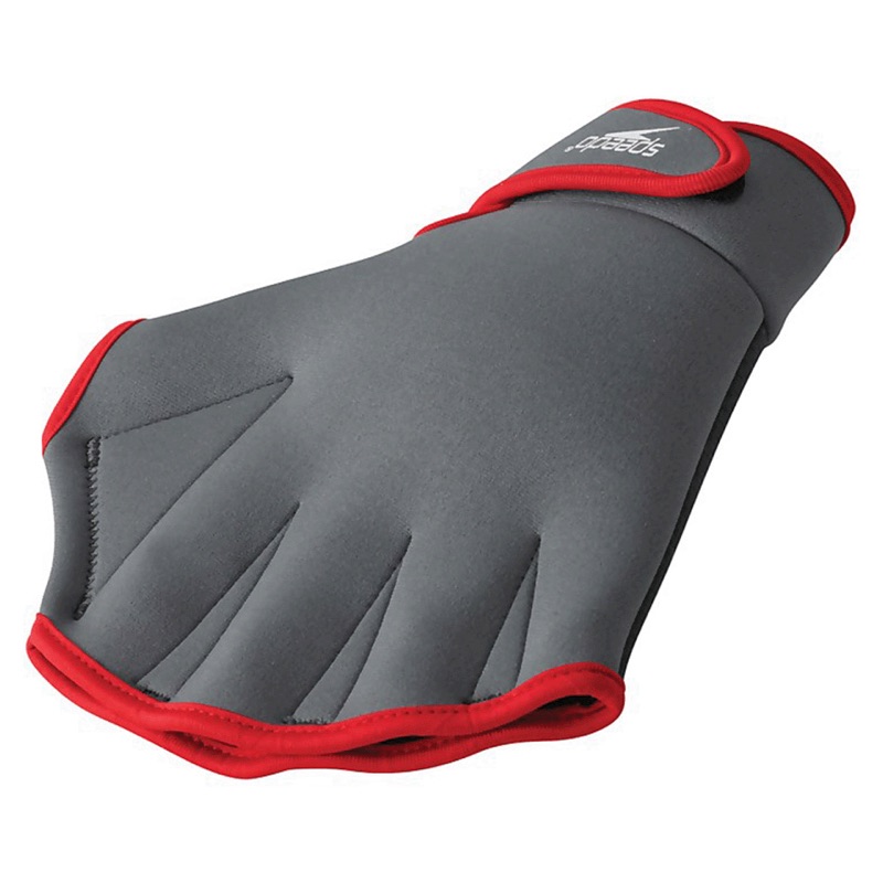 Speedo Red Aquatic Fitness Gloves (Small)