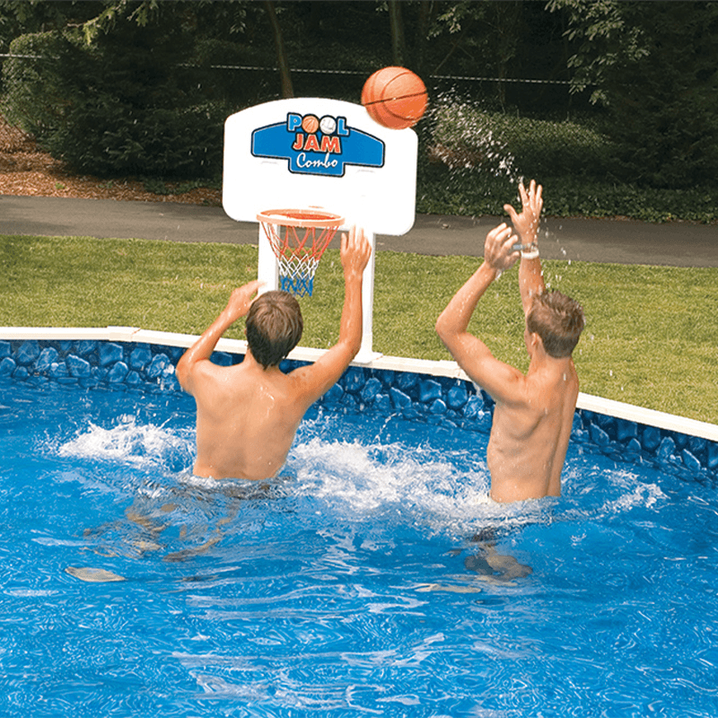 Above Ground Pool Jam Basketball/Volleyball Combo — photo 2