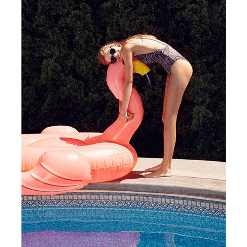 Giant Flamingo Pool Float — photo 3