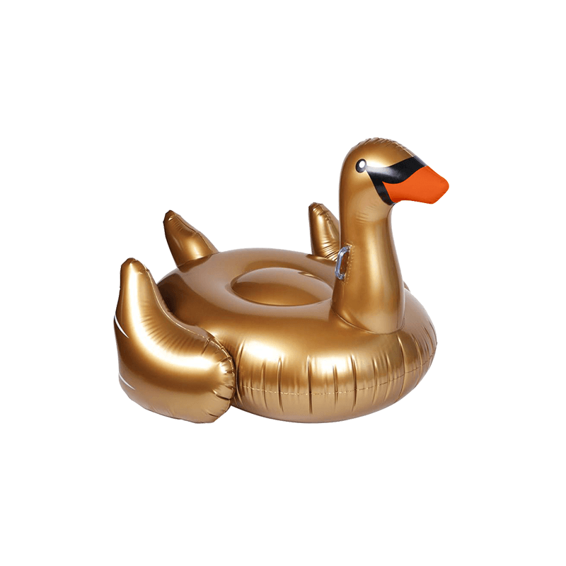 Giant Golden Goose Ride-On Pool Float — photo 2