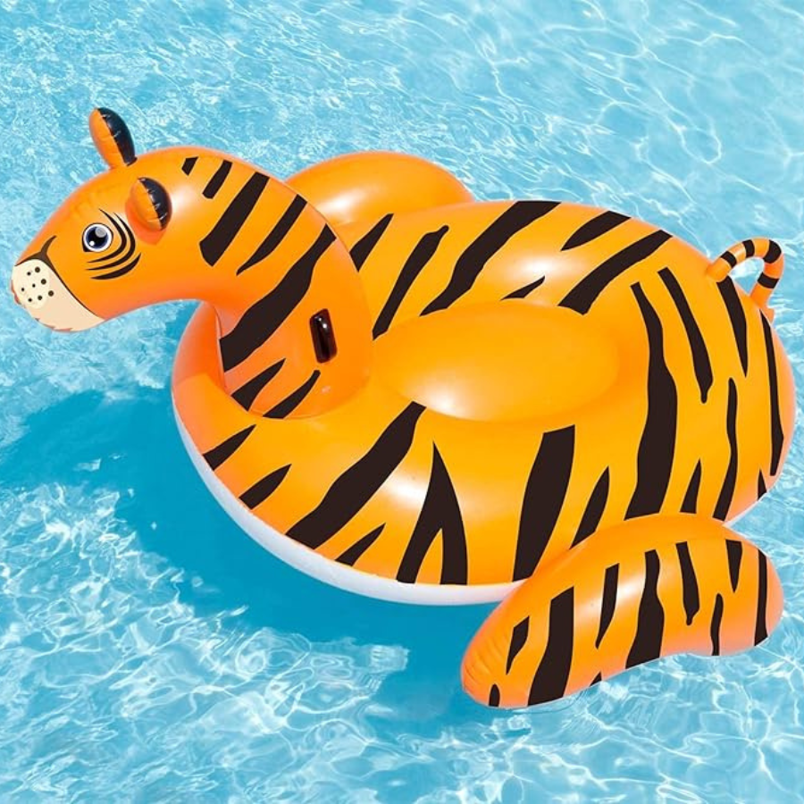 Giant Tiger Ride-On Pool Float — photo 4