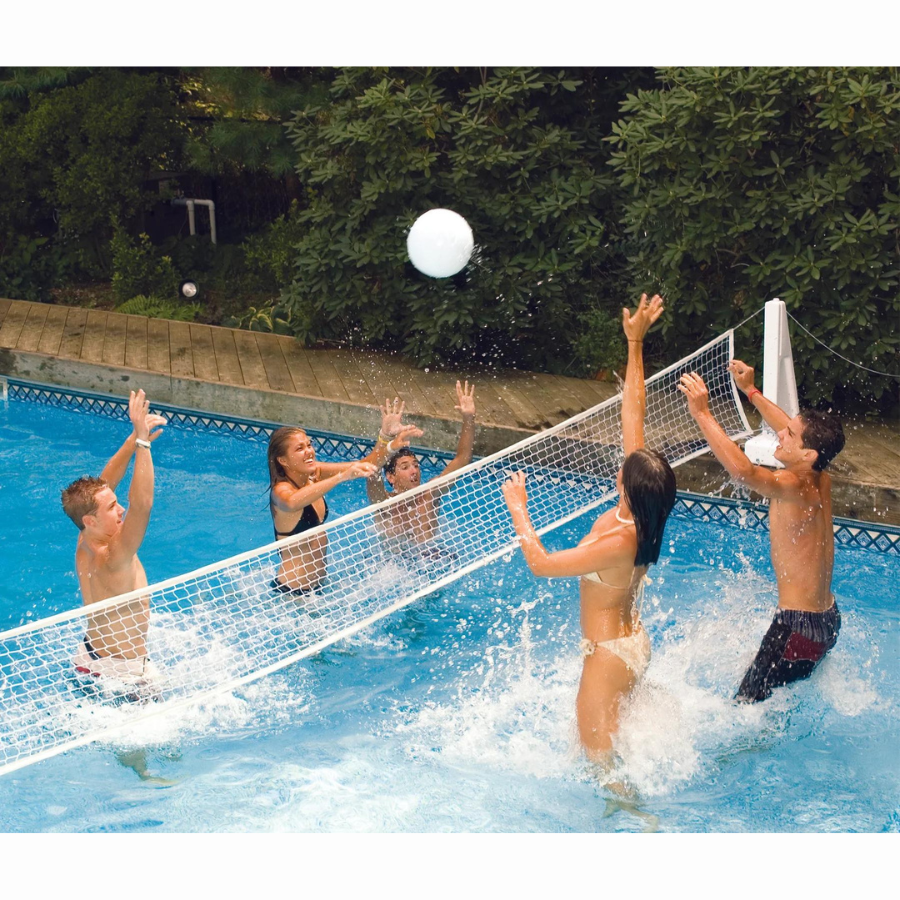 Inground Pool Jam Basketball/Volleyball Combo — photo 4