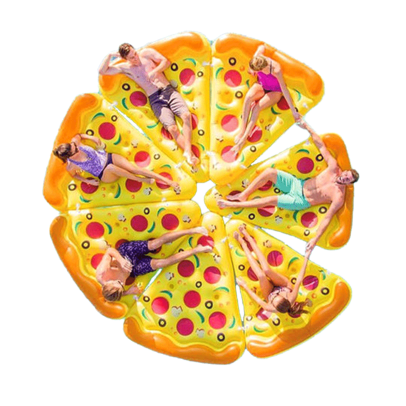 Giant Pizza Slice Pool Float — photo 2