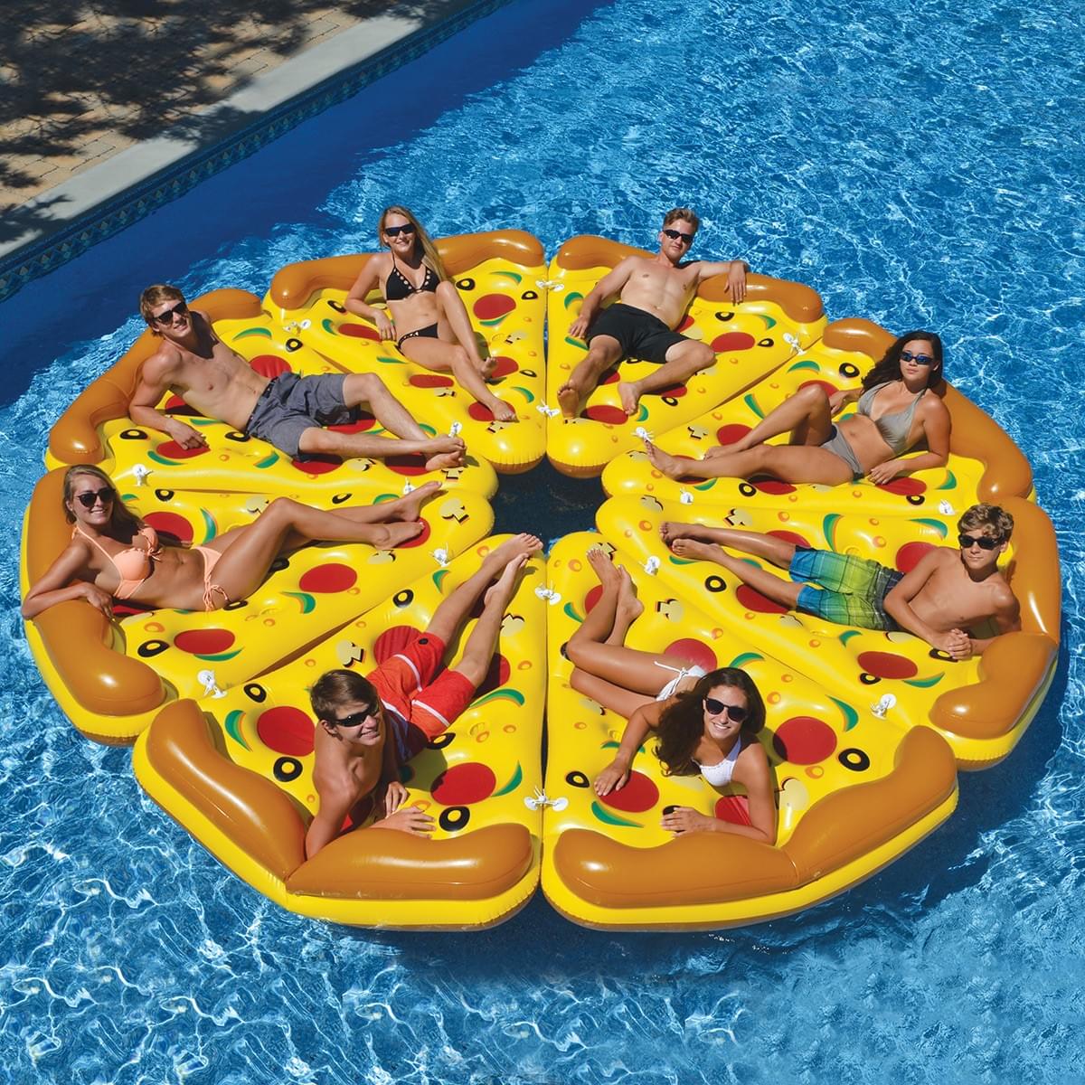 Giant Pizza Slice Pool Float — photo 5