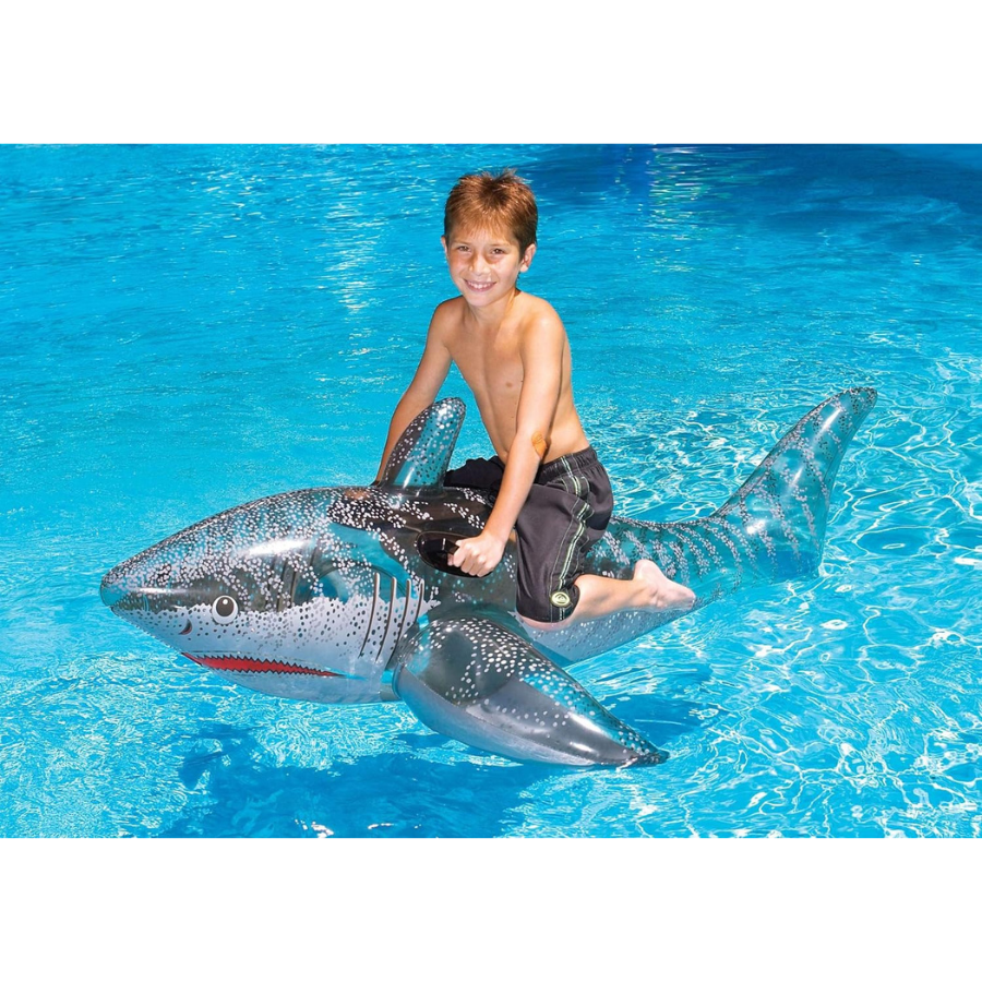72 Inch Shark Ride On Pool Float — photo 2