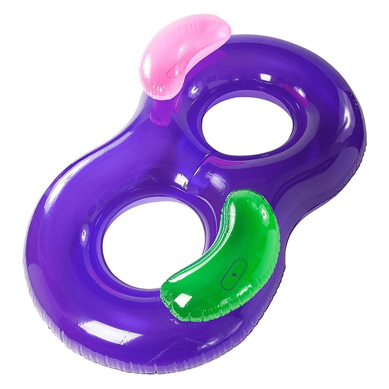 Side By Side Floating Double Ring Pool Lounger