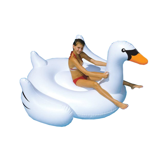 Giant Swan Ride-On Pool Float