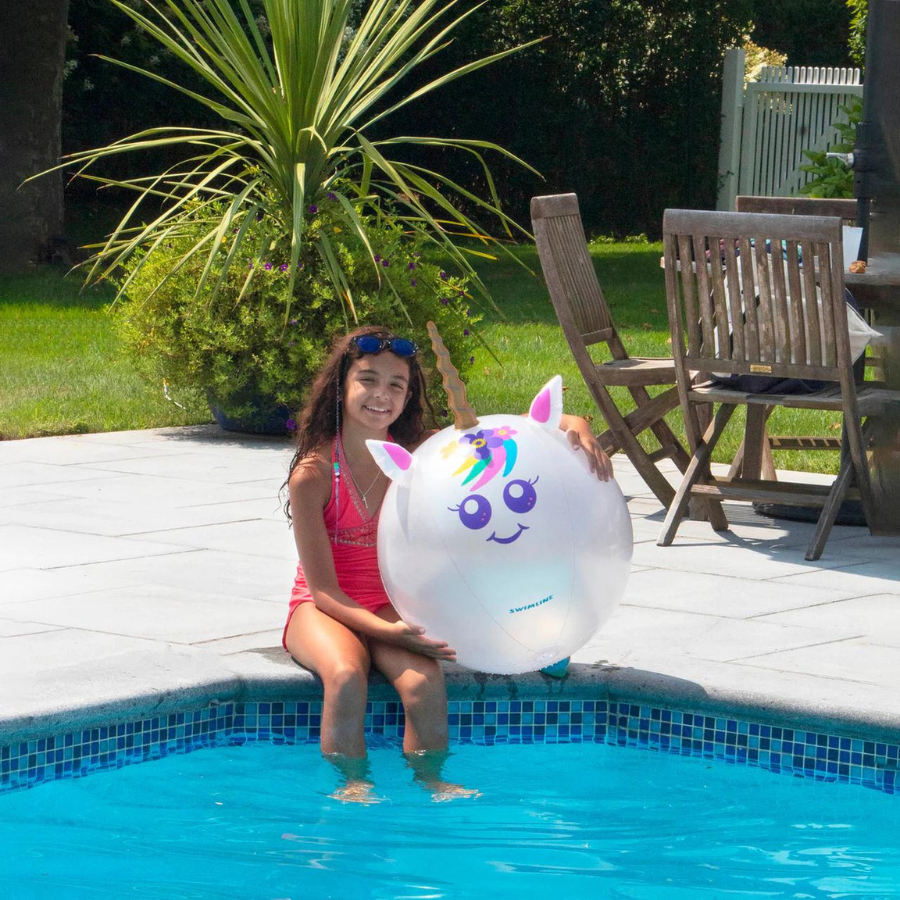 Swimline Unicorn Design Inflatable Beach Ball — photo 2