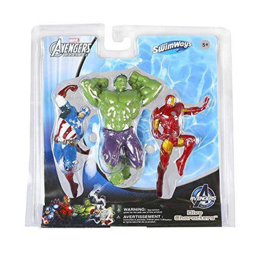 Swimways Avengers Dive Pack - Hulk, Iron Man, and Black Widow — photo 2