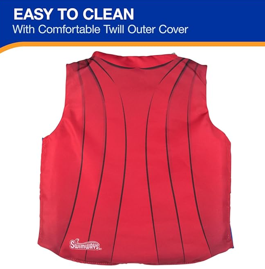 SwimWays DC Swim Trainer Life Jacket Superman — photo 2