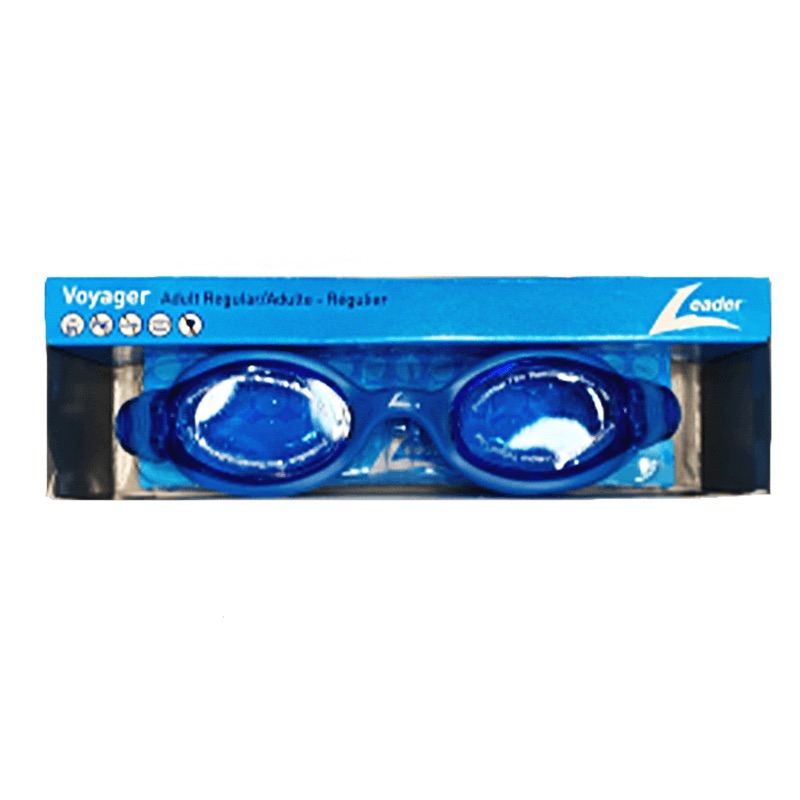 Adult Voyager Blue Swim Goggles