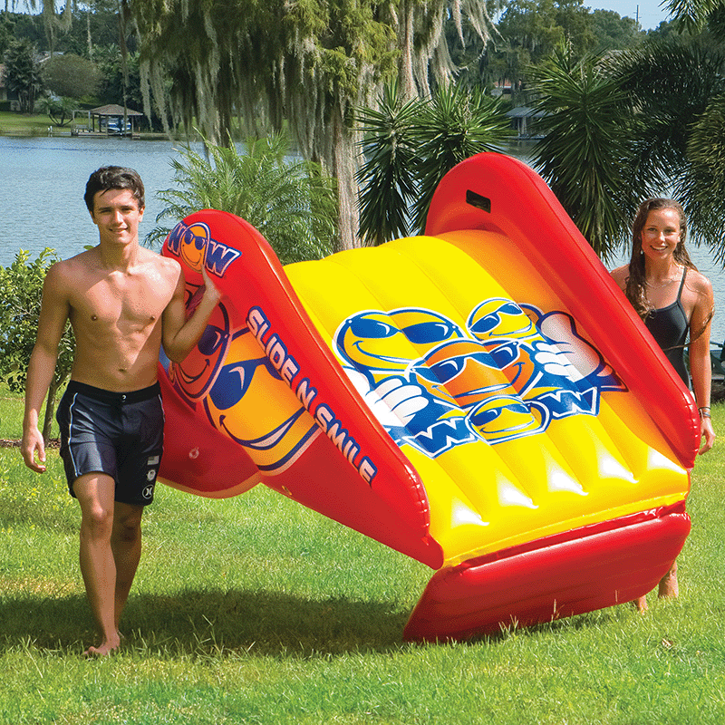 WOW Slide N Smile Single Lane Pool Slide with Sprinkler — photo 4