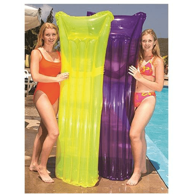 Yellow Colour Brite Air Mat Pool Float — photo 2